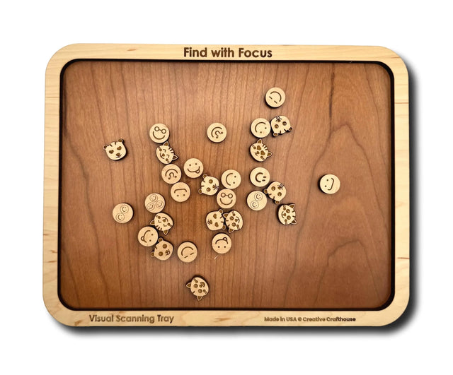Find with Focus | Wooden Visual Scanning Activity - Creative Crafthouse