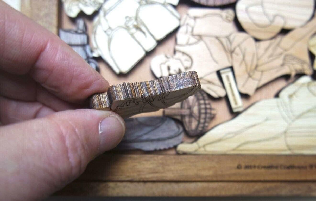 Fitness Puzzle – Tougher than Bootcamp? artistic and challenging - can be personalized - Creative Crafthouse