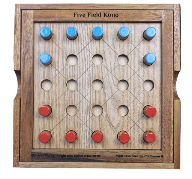 Five Field Kono – Korean Two Player Strategy Game - Historic Board Game - Creative Crafthouse
