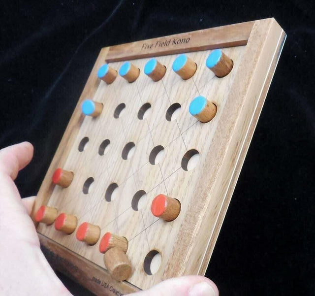 Five Field Kono – Korean Two Player Strategy Game - Historic Board Game - Creative Crafthouse