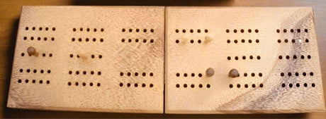 Folding Wood Cribbage Board | Perfect Travel Set - Creative Crafthouse