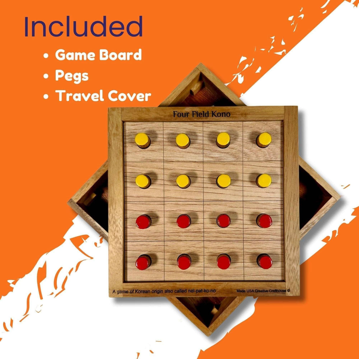 Four Field Kono – Korean Strategy Game | Handmade in the USA - Creative Crafthouse