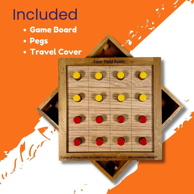 Four Field Kono – Korean Strategy Game | Handmade in the USA - Creative Crafthouse