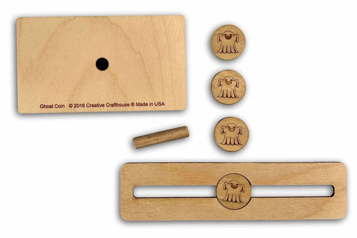 Ghost Coin Illusion - Kids Magic Trick - Watch the Ghost Coin Melt Through - Creative Crafthouse