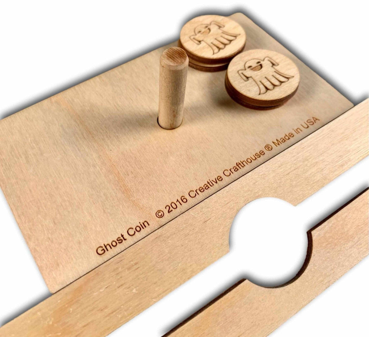 Ghost Coin Illusion - Kids Magic Trick - Watch the Ghost Coin Melt Through - Creative Crafthouse