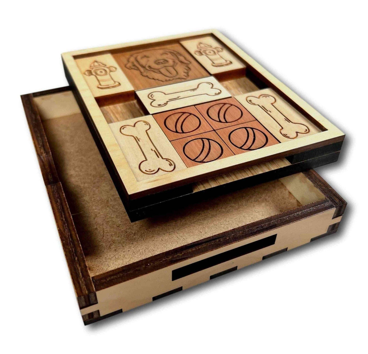 Great Dog Escape - Wooden Sliding Brain Teaser Puzzle - Creative Crafthouse