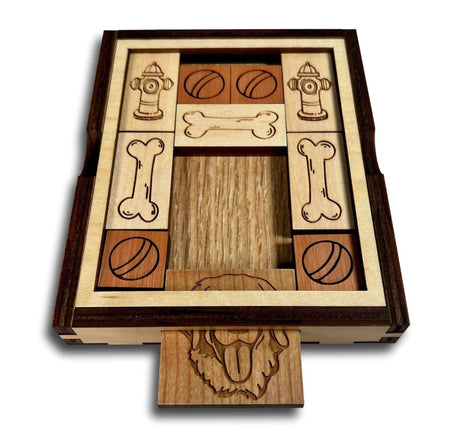 Great Dog Escape - Wooden Sliding Brain Teaser Puzzle - Creative Crafthouse