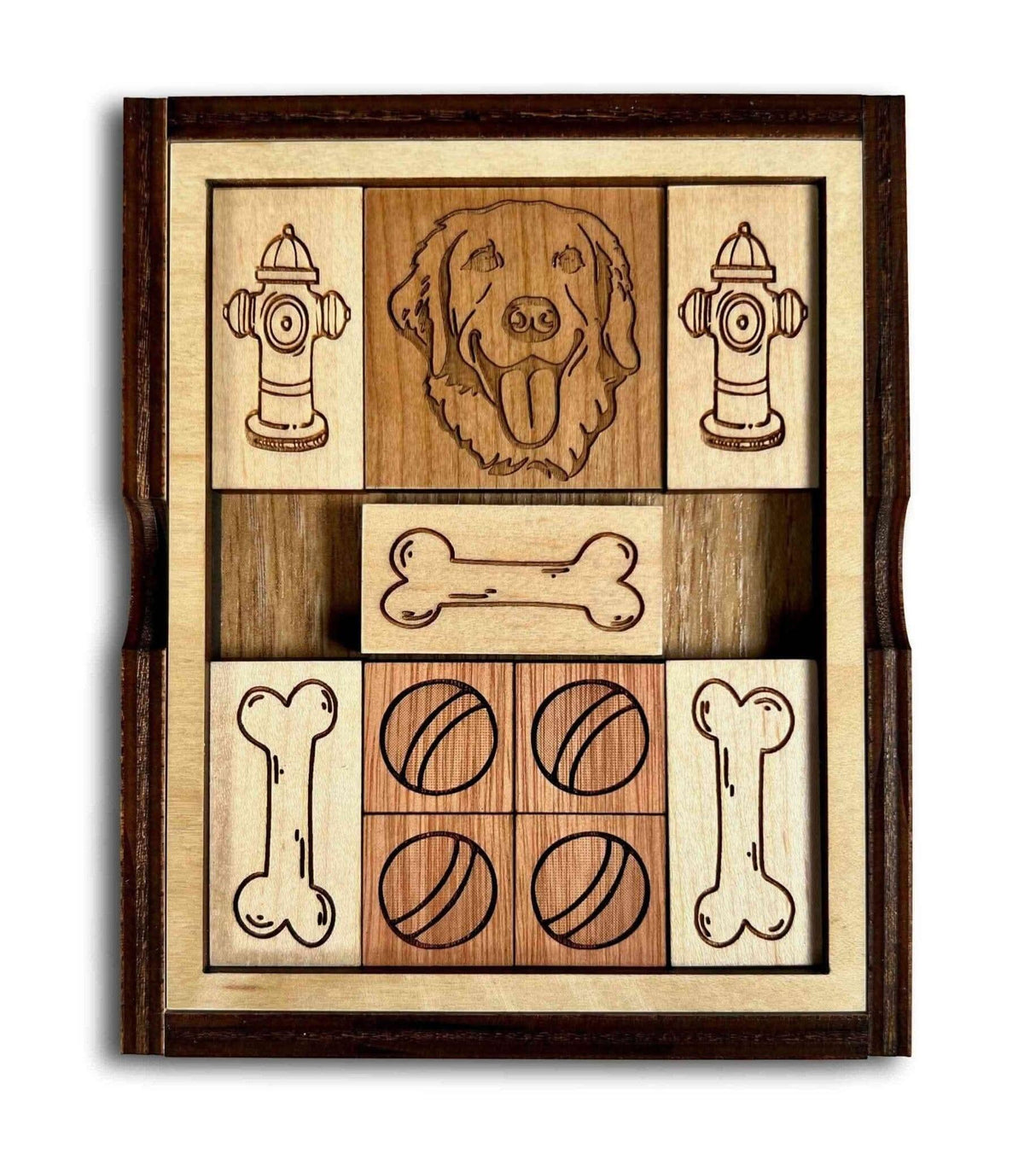 Great Dog Escape - Wooden Sliding Brain Teaser Puzzle - Creative Crafthouse
