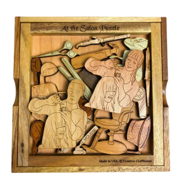 Personalizable Hair Stylist Puzzle | Unique Salon Gift - Creative Crafthouse