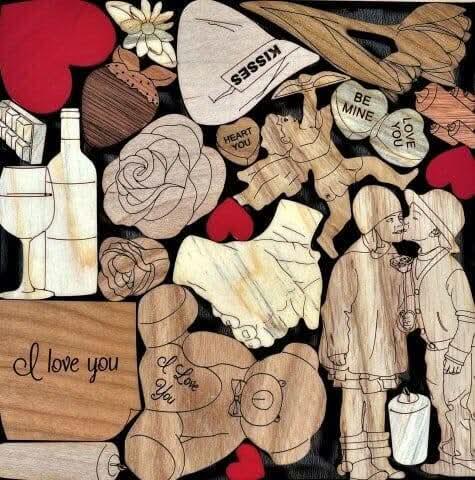 Handcrafted Sweetheart Puzzle – Unique Gift for Girlfriend or Wife - Creative Crafthouse