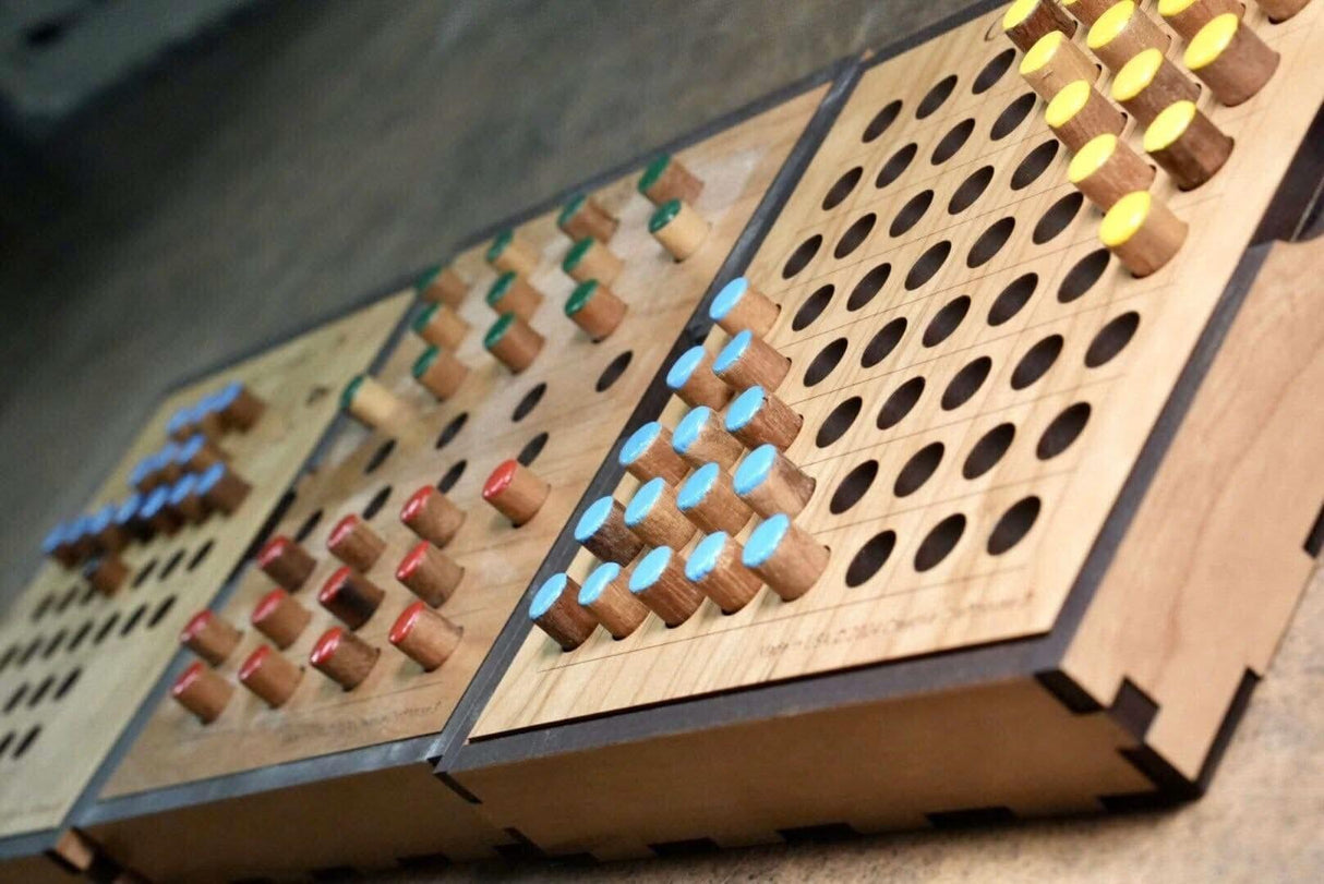Handcrafted Wooden Game Trio: Chinese Checkers, Fox & Geese, Checkers - Creative Crafthouse