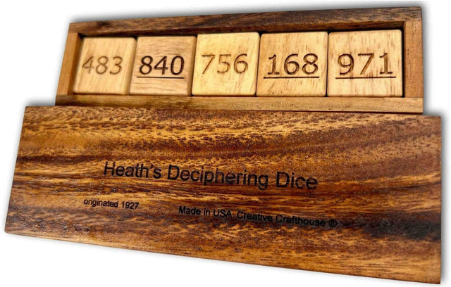 Heath's Deciphering Dice – Magical Math Trick Puzzle - Creative Crafthouse