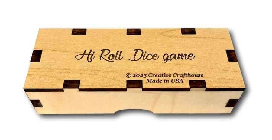 Hi Roll Dice Game - A fun bar or family game for any number of players - Creative Crafthouse