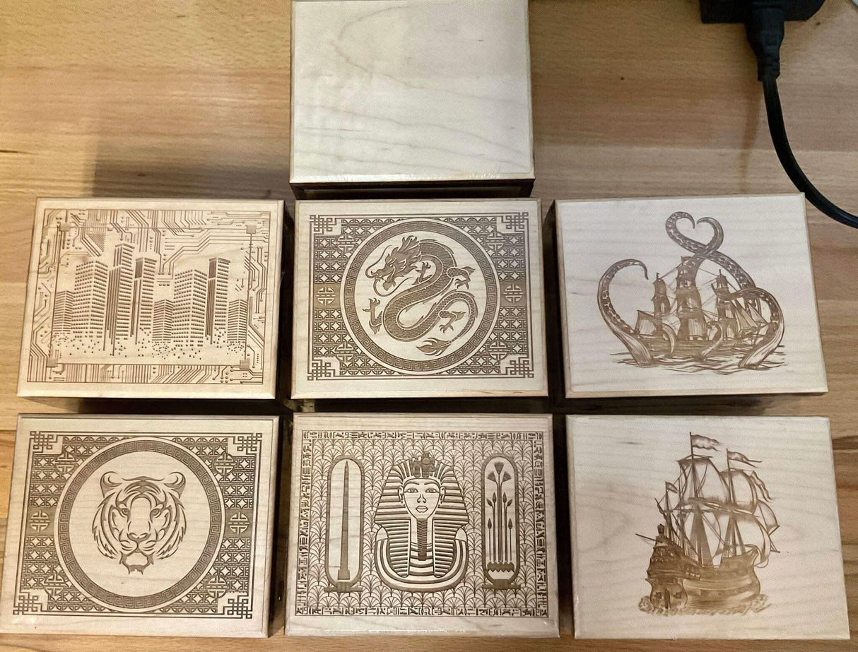 Hurricane Puzzle Box Tall Ship - stunning box - Creative Crafthouse