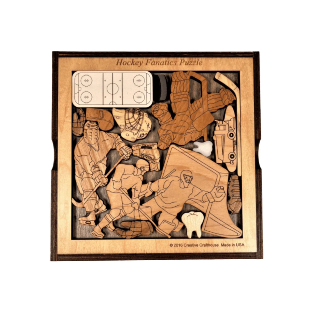 Ice Hockey Puzzle | Personalized Gift for Coaches and Players - Creative Crafthouse