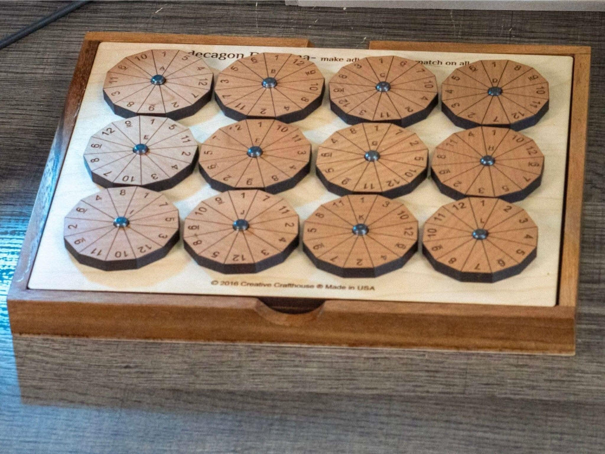 Impossible Math Puzzle for Adults - The Dodecagon Dilemma Brain Teaser Puzzle From Creative Crafthouse - Creative Crafthouse