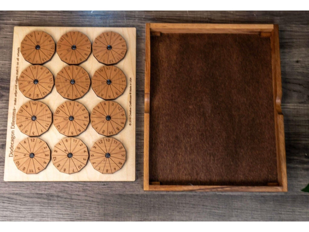 Impossible Math Puzzle for Adults - The Dodecagon Dilemma Brain Teaser Puzzle From Creative Crafthouse - Creative Crafthouse