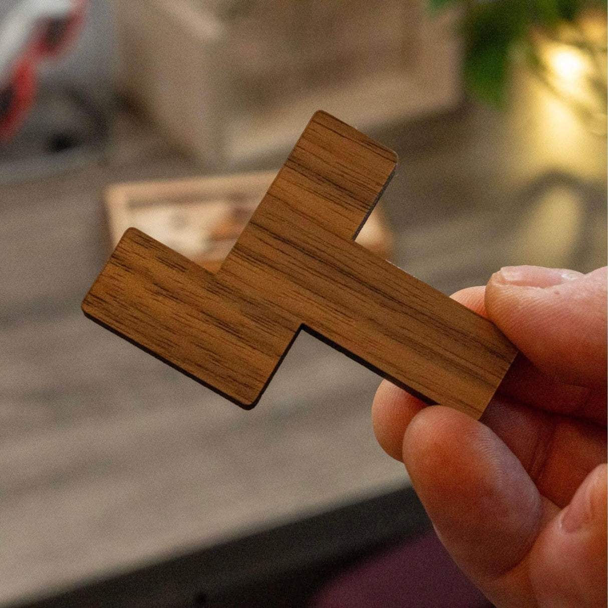 The Impossible Outback Puzzle | Best Brain Teaser for Adults | 5 Piece Wooden Puzzle Made in the USA - Creative Crafthouse