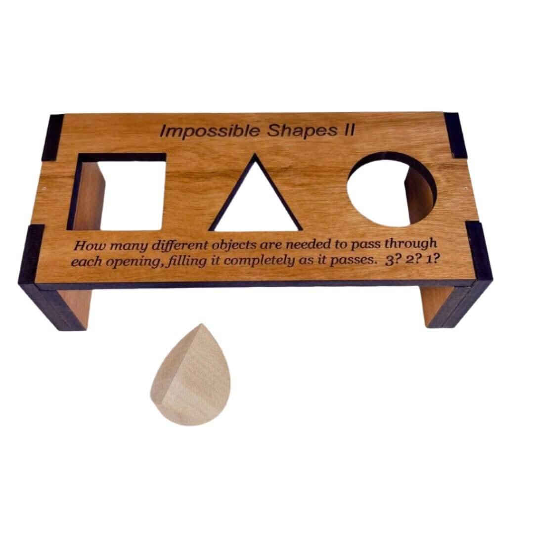 Impossible Shape Puzzle 2.0 - If the Perfect Fit was a Brain Teaser - Fit One Piece Perfectly in to Each Hole - Creative Crafthouse