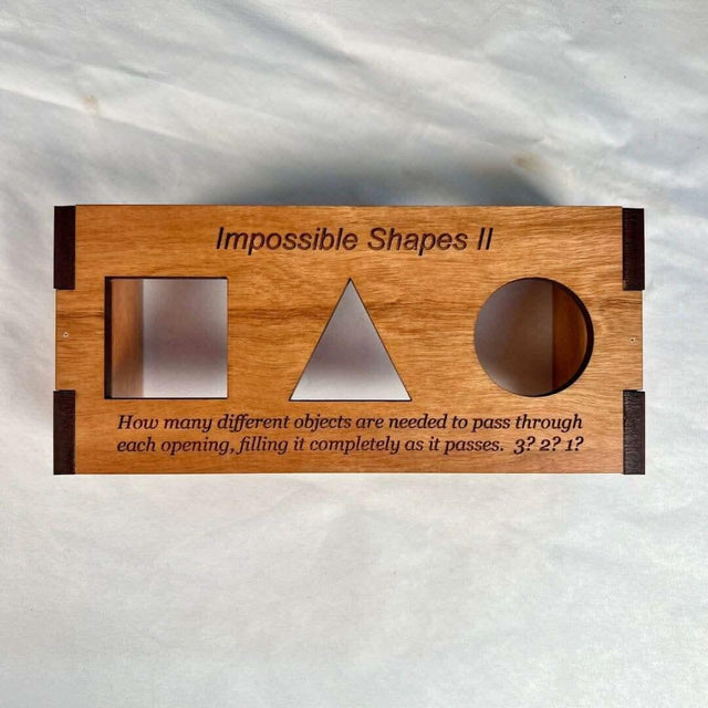 Impossible Shape Puzzle 2.0 - If the Perfect Fit was a Brain Teaser - Fit One Piece Perfectly in to Each Hole - Creative Crafthouse