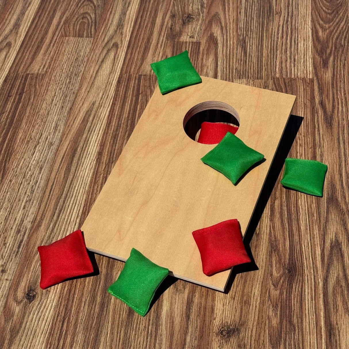 Last Minute Christmas Gift for Him - Tabletop Indoor Cornhole Boards Game | Bags Included, Personalize Your Boards With a Laser Engraving - Creative Crafthouse