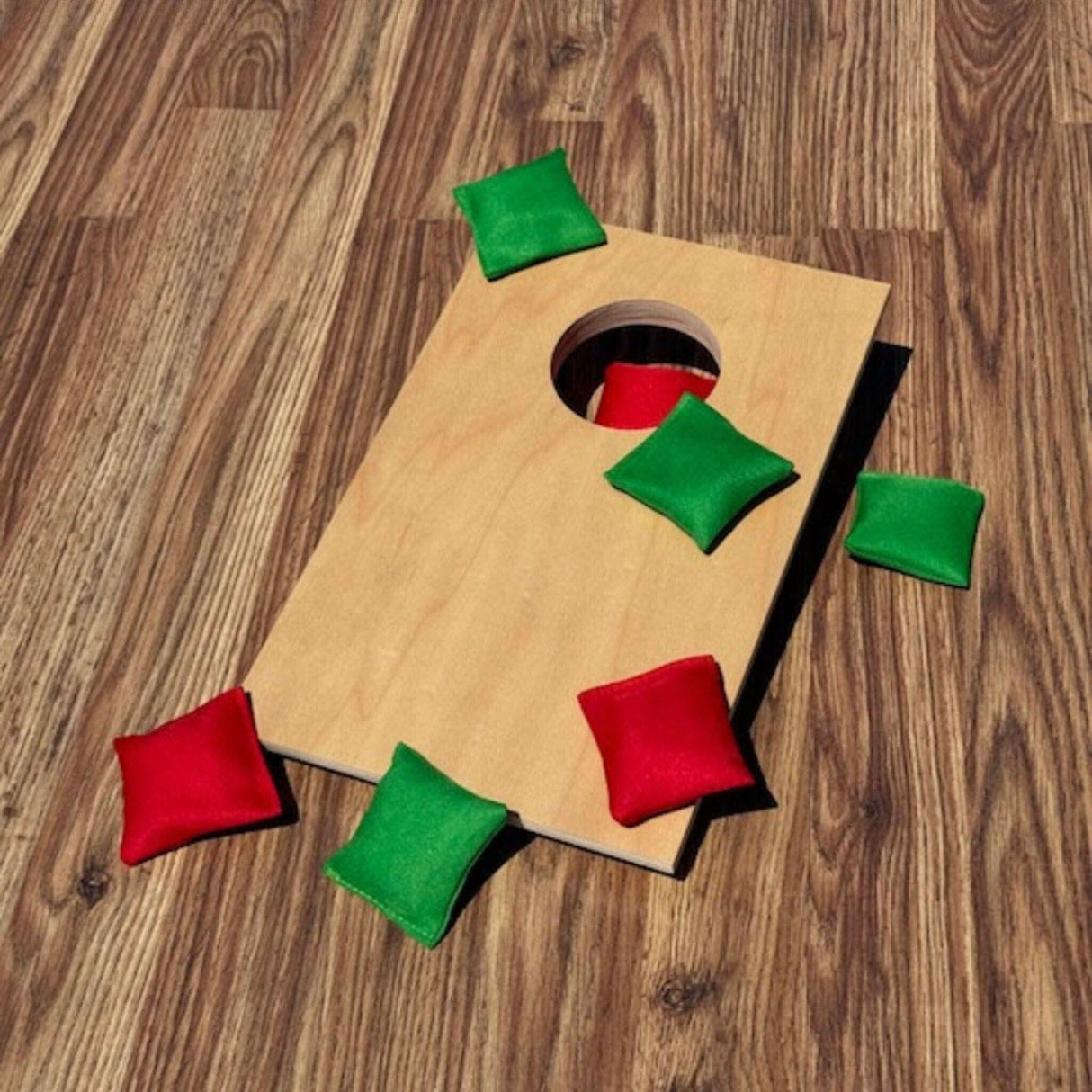 Last Minute Christmas Gift for Him - Tabletop Indoor Cornhole Boards Game | Bags Included, Personalize Your Boards With a Laser Engraving - Creative Crafthouse