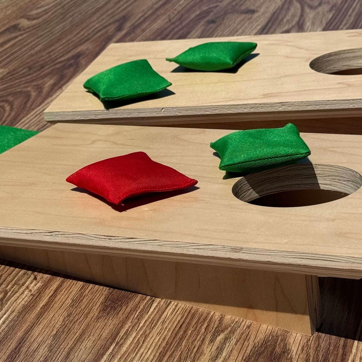 Last Minute Christmas Gift for Him - Tabletop Indoor Cornhole Boards Game | Bags Included, Personalize Your Boards With a Laser Engraving - Creative Crafthouse