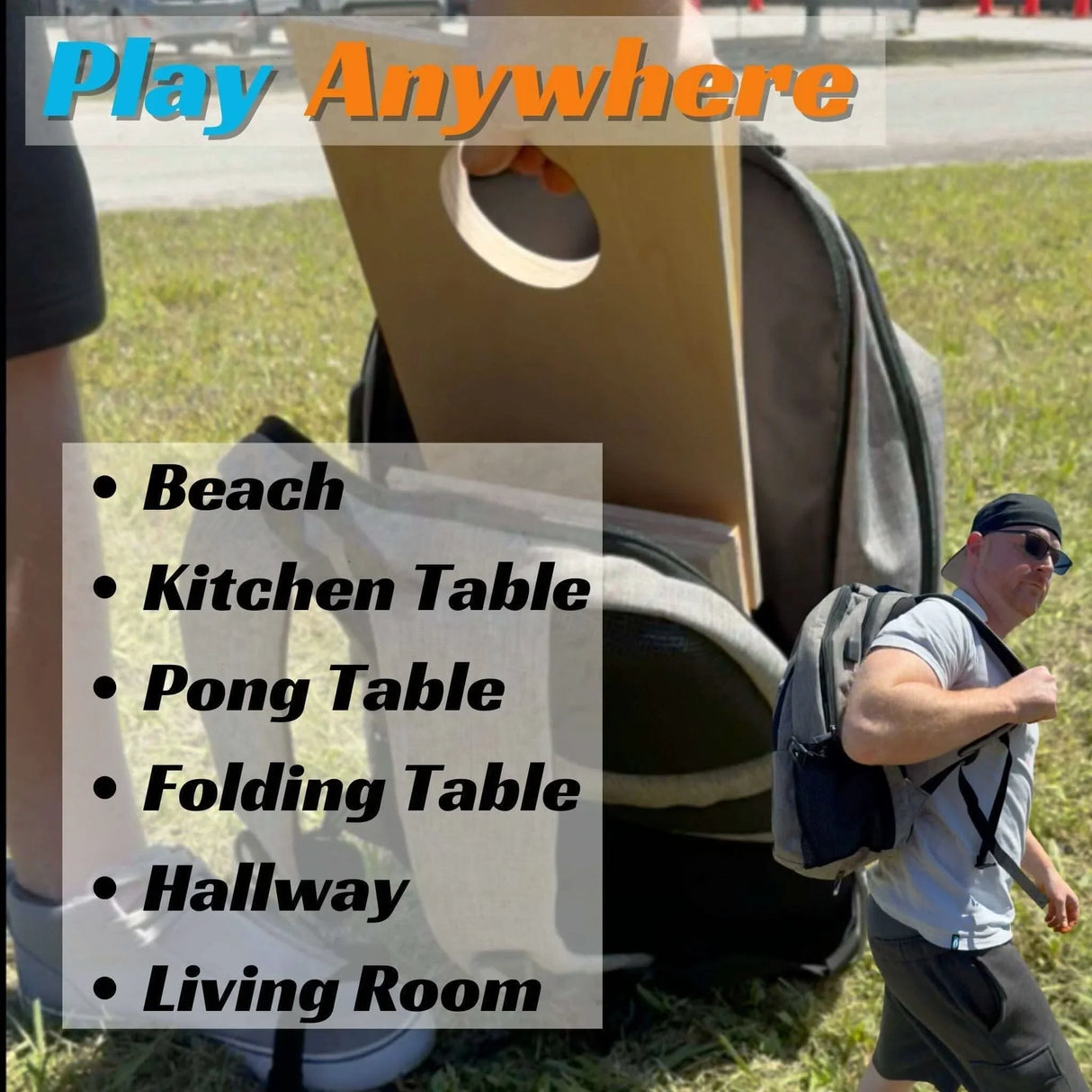 Last Minute Christmas Gift for Him - Tabletop Indoor Cornhole Boards Game | Bags Included, Personalize Your Boards With a Laser Engraving - Creative Crafthouse