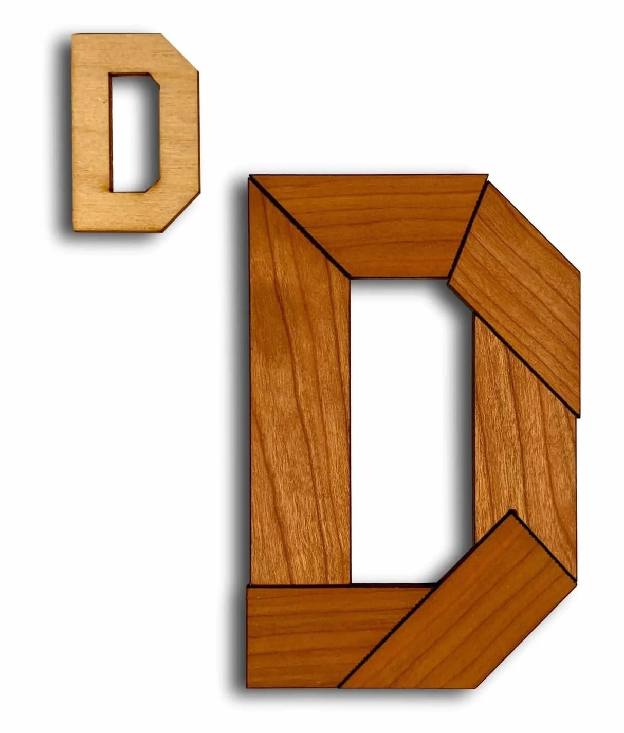 Letter D Puzzle - 6 pieces make the D – design from 1933 - Creative Crafthouse