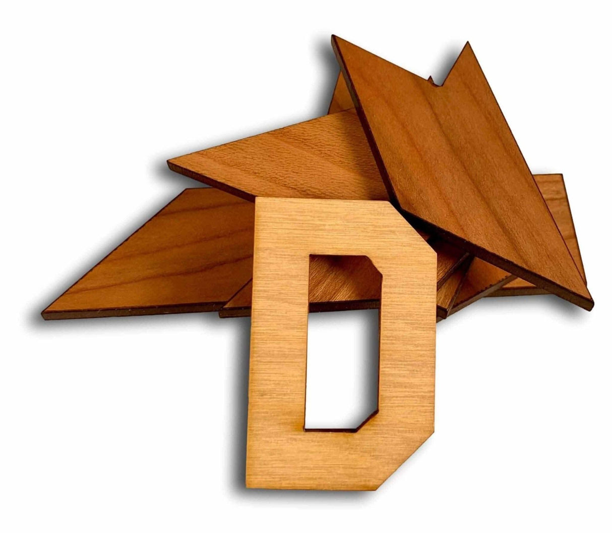 Letter D Puzzle - 6 pieces make the D – design from 1933 - Creative Crafthouse