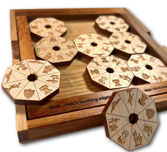 Liberty 1776 Edge Matching Brainteaser Puzzle - Creative Crafthouse