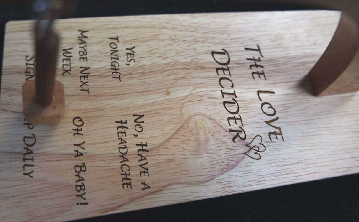 Love Decider - Unique Valentine's Gift for Her - Personalizable Valentine's Day Gift - Cute and Romantic Way to Say I love You - Creative Crafthouse