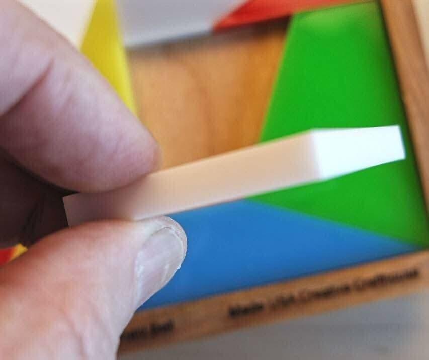 Loyd Polyominoes Brain Teaser – 2018 Puzzle Design - Eight Pieces Make the Rectangle Plus 17 Shapes - Creative Crafthouse