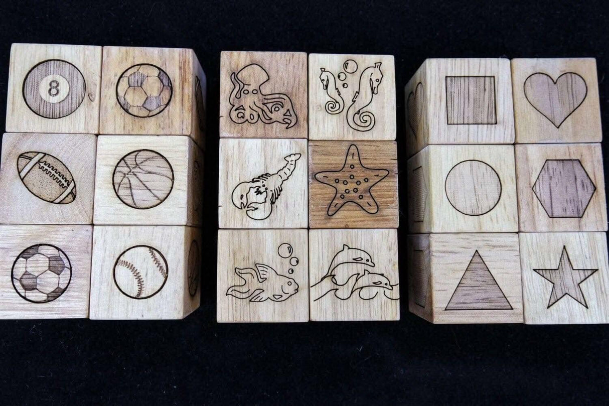 Magic Picture Cubes - Fun Magic Trick - Magic Tricks and Illusions - Wooden Magic Color Cube - Creative Crafthouse