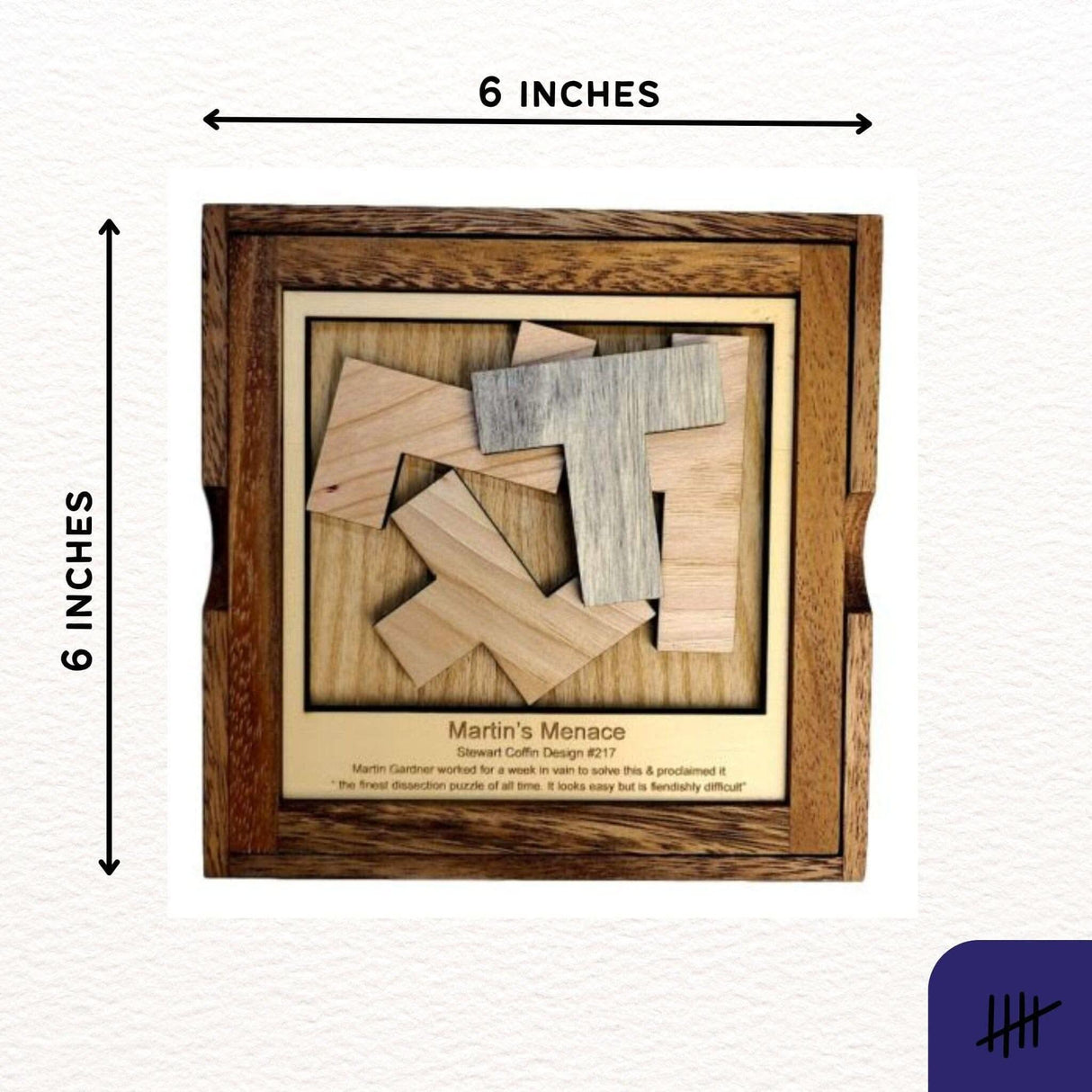 Martin's Menace Puzzle Large | The Hardest 4 Piece Puzzle - Creative Crafthouse