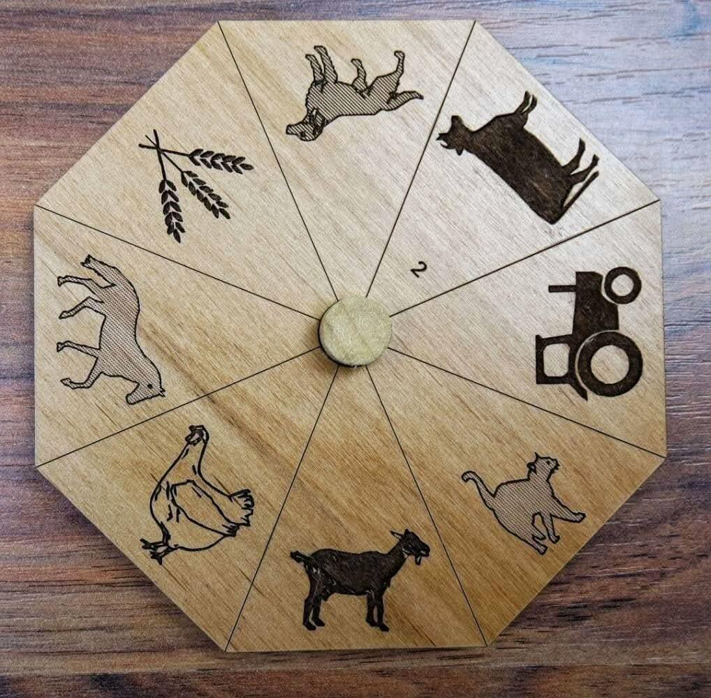 Match Four Jumbo Puzzle – Position Disks Such that All Touching Edges Match - Escape Room Game - Creative Crafthouse