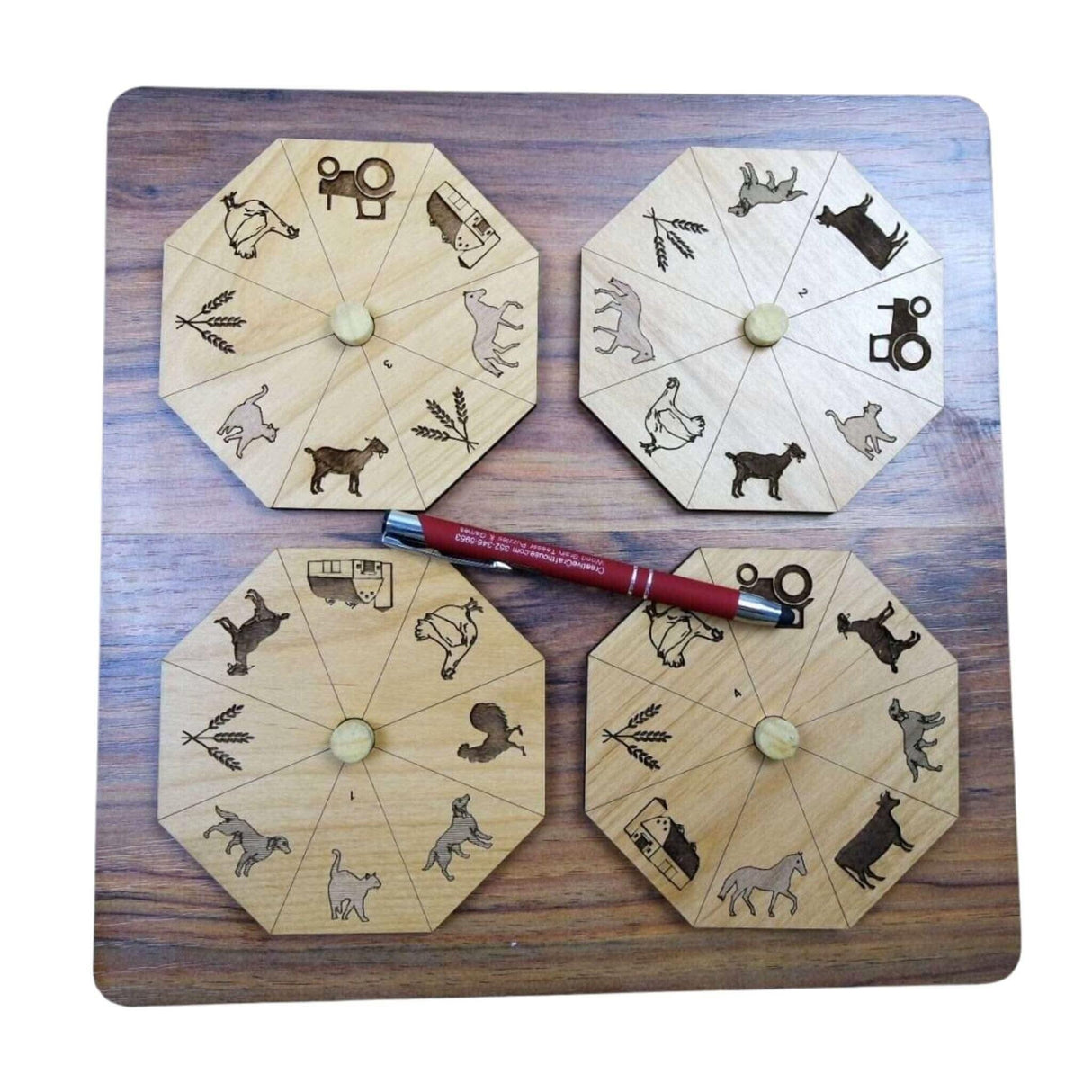 Match Four Jumbo Puzzle – Escape Room Game Prop - Creative Crafthouse