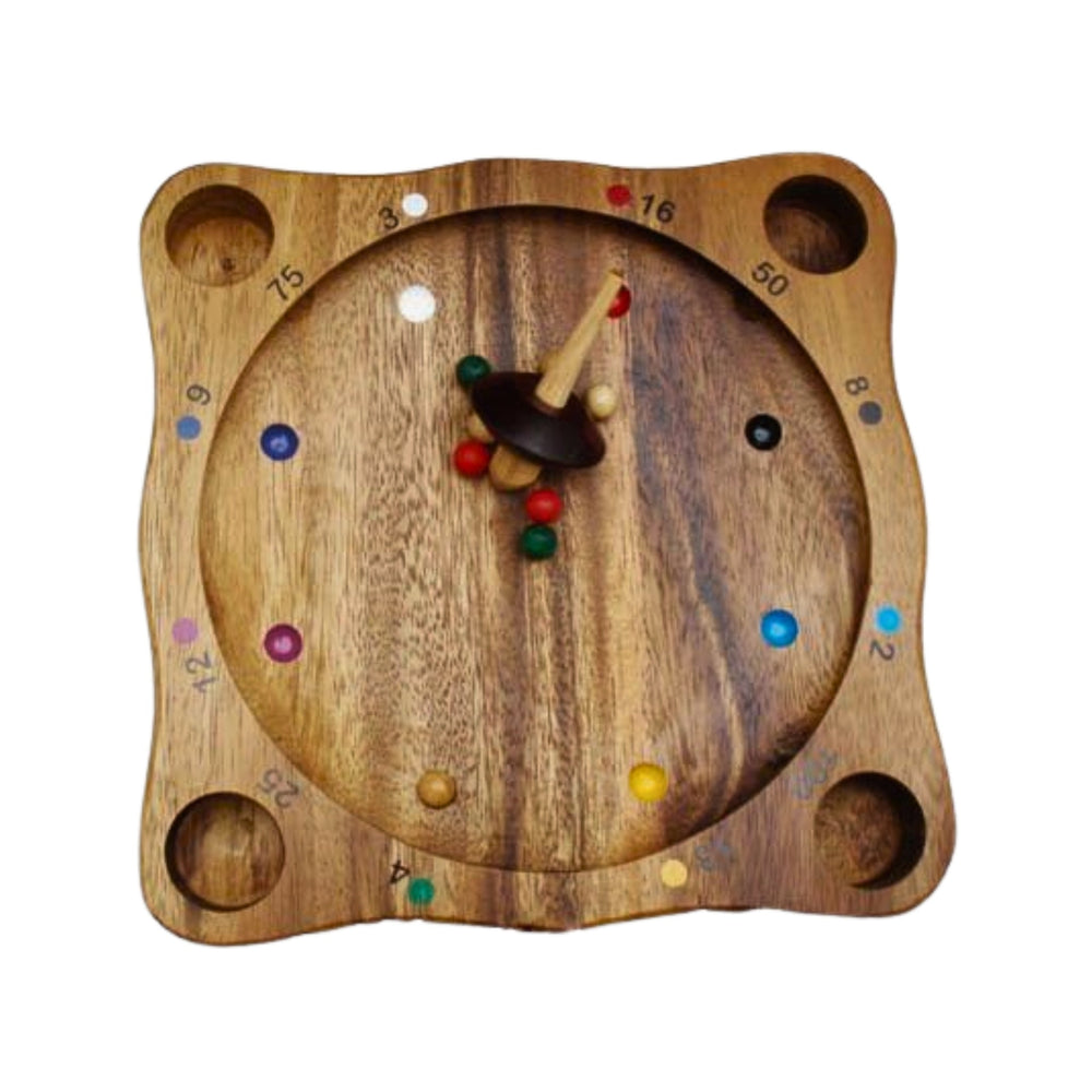 Math Roulette | Wooden Spinning Top Math Game - Creative Crafthouse