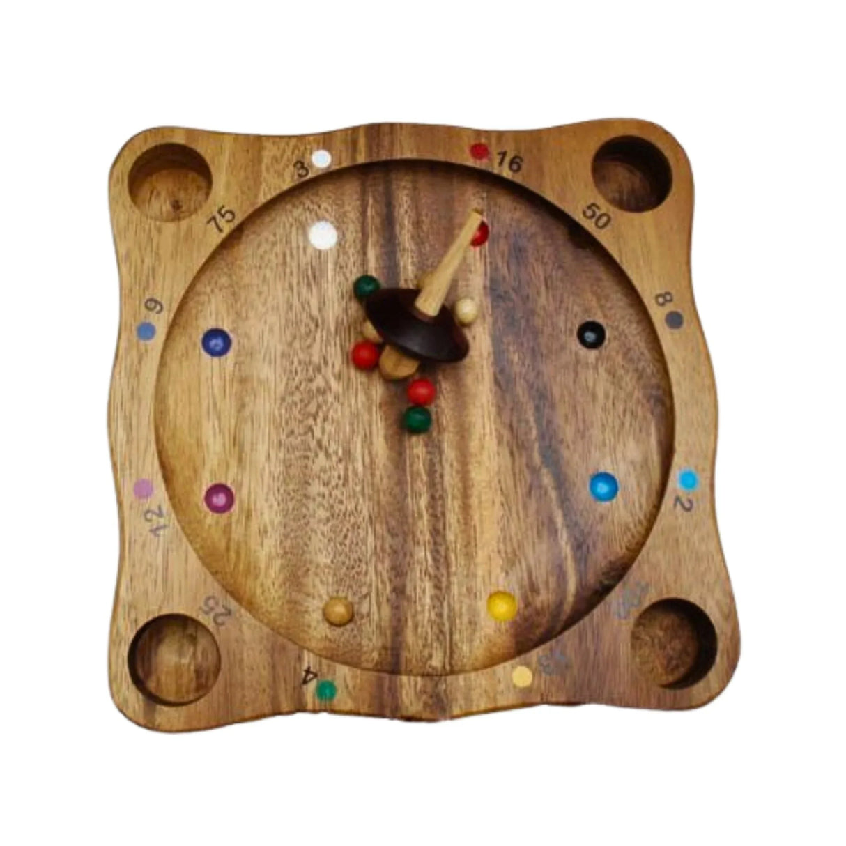 Math Roulette | Wooden Spinning Top Math Game - Creative Crafthouse
