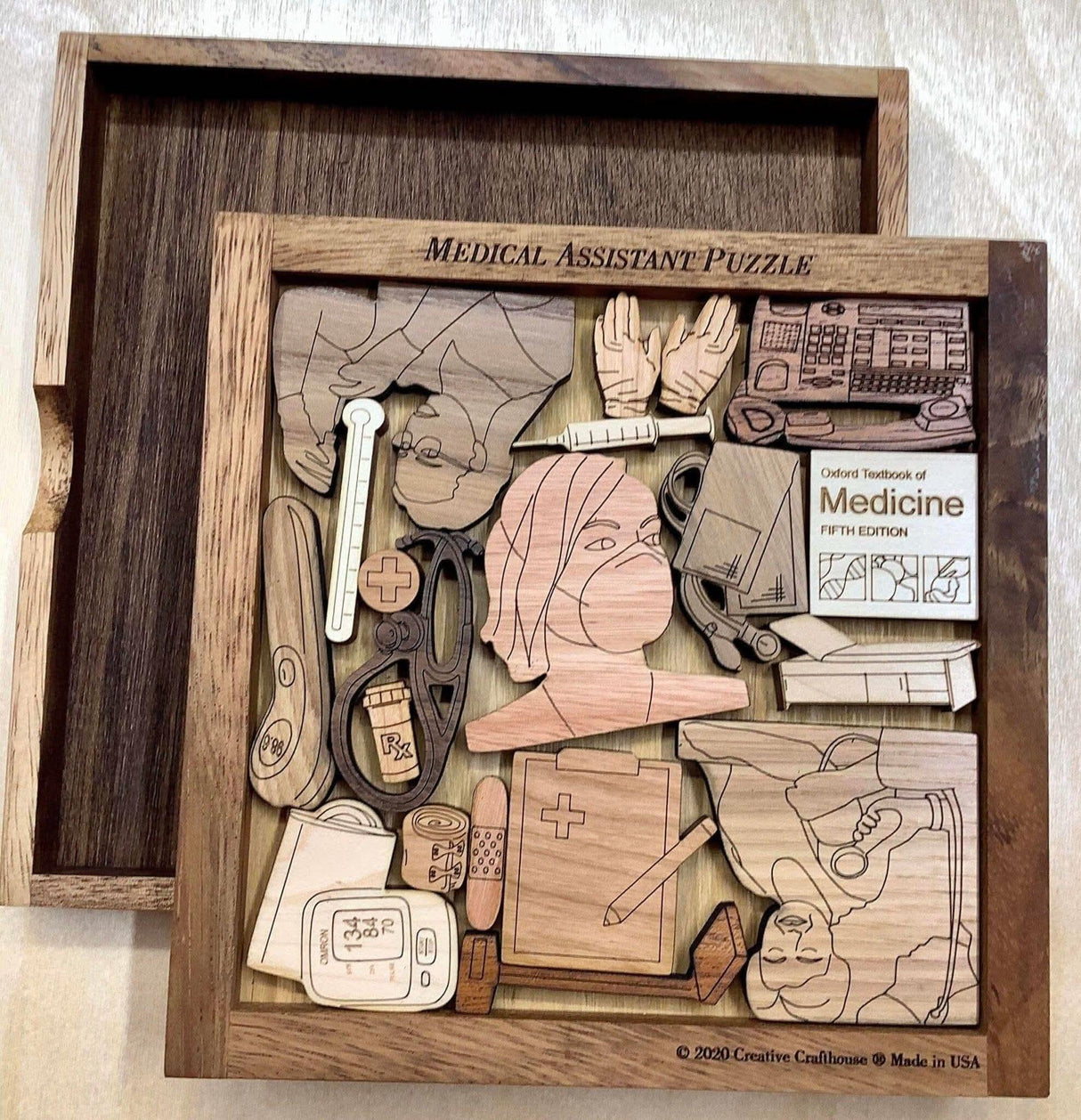 Medical Assistant Puzzle - artistic and challenging - can be personalized - Creative Crafthouse