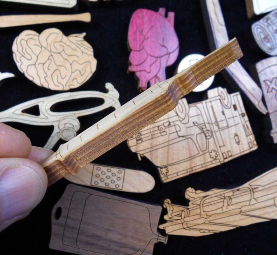 Medical Emergency Wooden Puzzle - Personalizable Gift for Medical Professionals - Challenging and Unique Brain Teaser - Laser Engraved Name - Creative Crafthouse