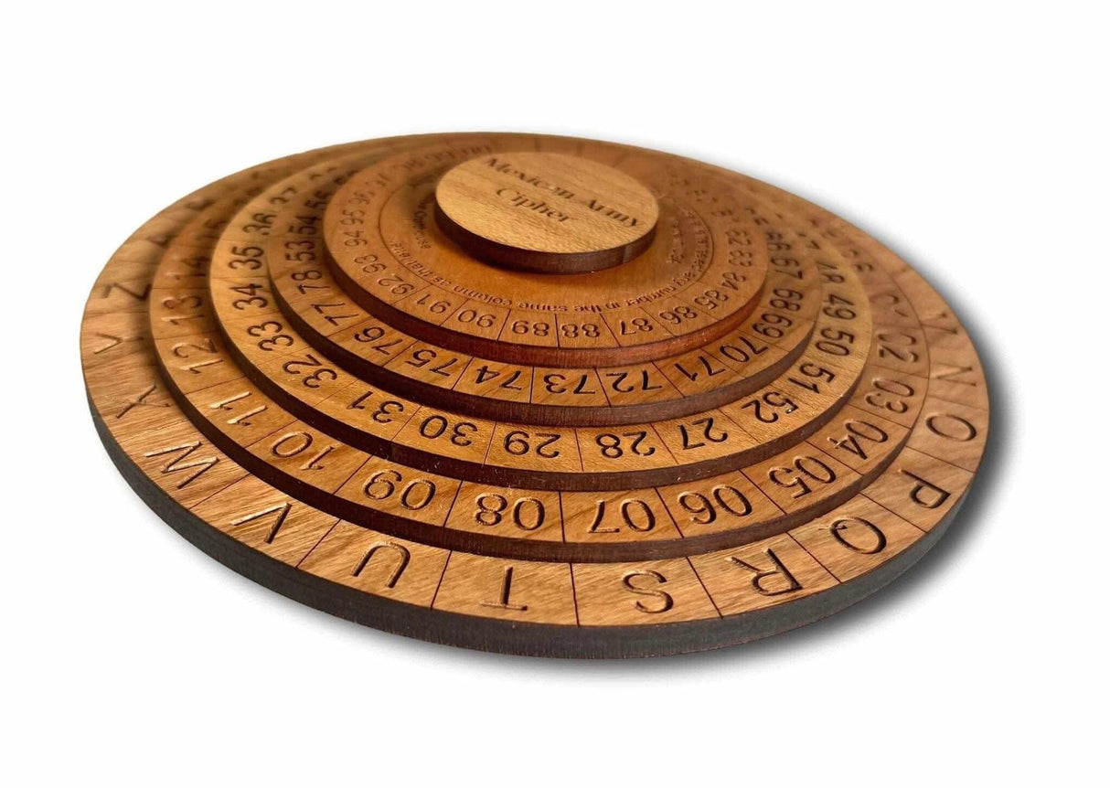 Escape Room Prop - Mexican Army Cipher Disks - Encryption wheels - Decoder Wheel - Decoder Disk - Creative Crafthouse
