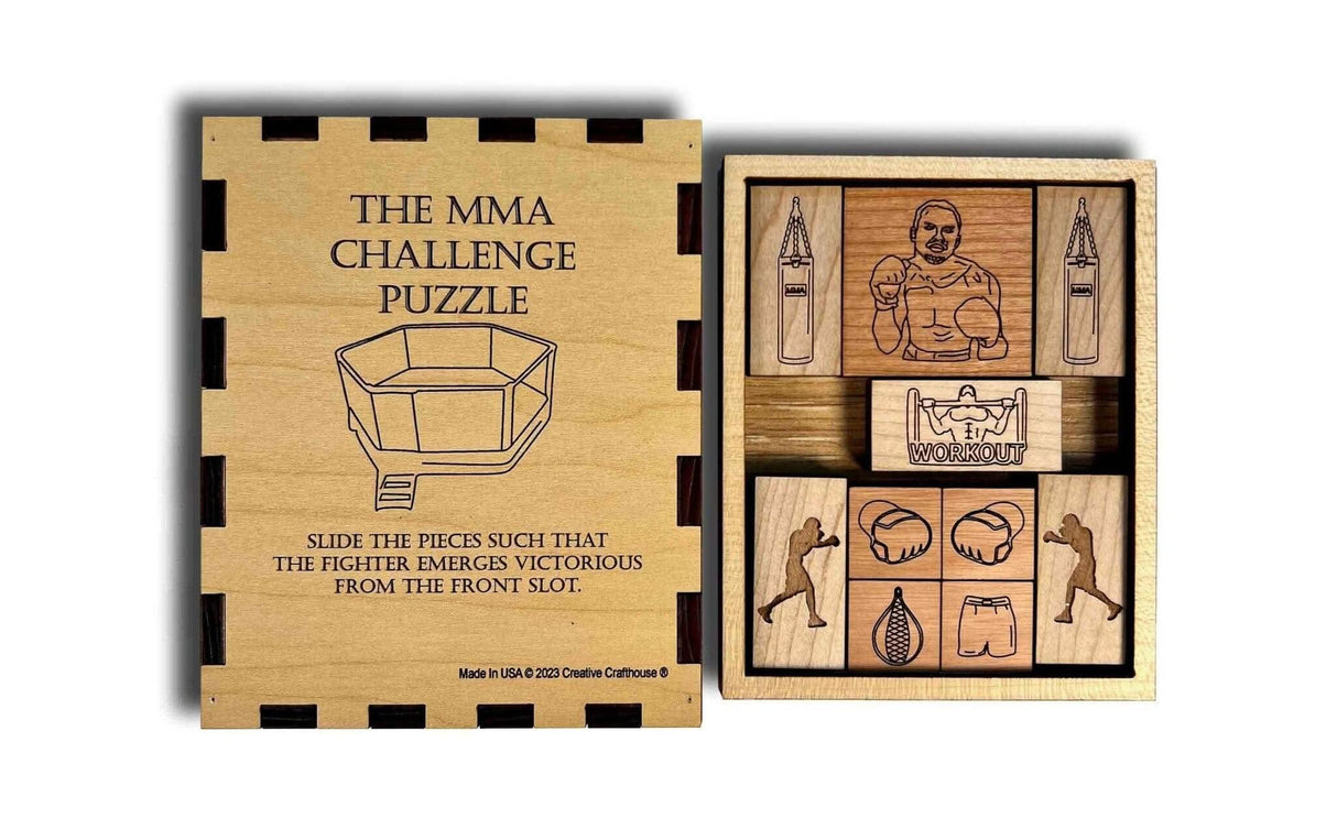 MMA Challenge Sliding Puzzle - Help the fighter emerge victorious! - Creative Crafthouse