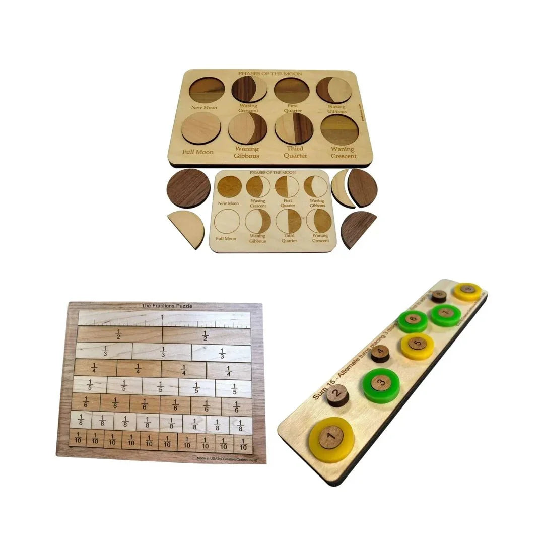 Montessori STEM Learning 3 - Pack - Creative Crafthouse