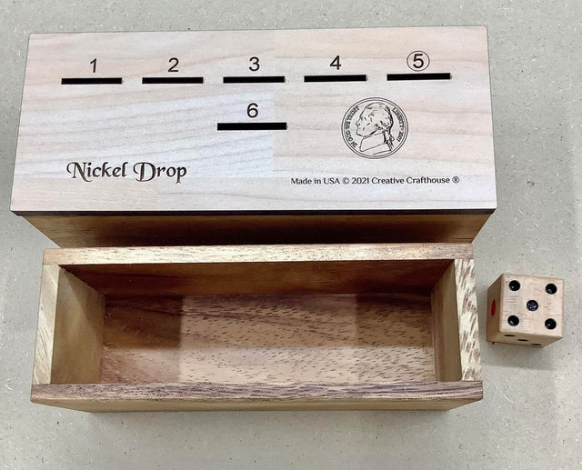 Nickel Drop Game - Wooden Game - Creative Crafthouse