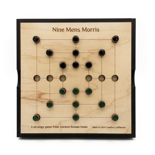 Nine Men's Morris - Mills | Two-Player Strategy Game - Creative Crafthouse