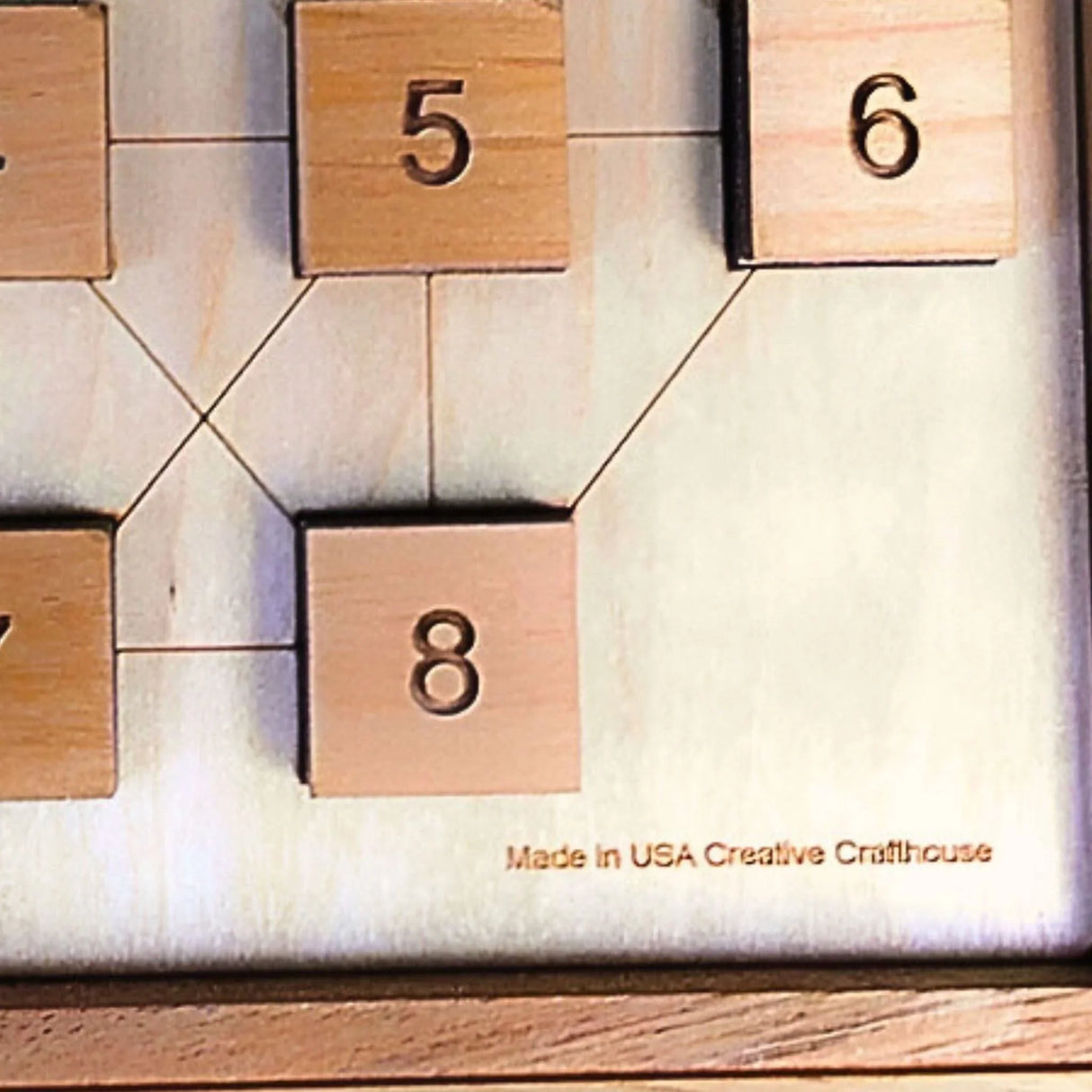 No Connection Puzzle | Wooden Brain Teaser Challenge - Creative Crafthouse