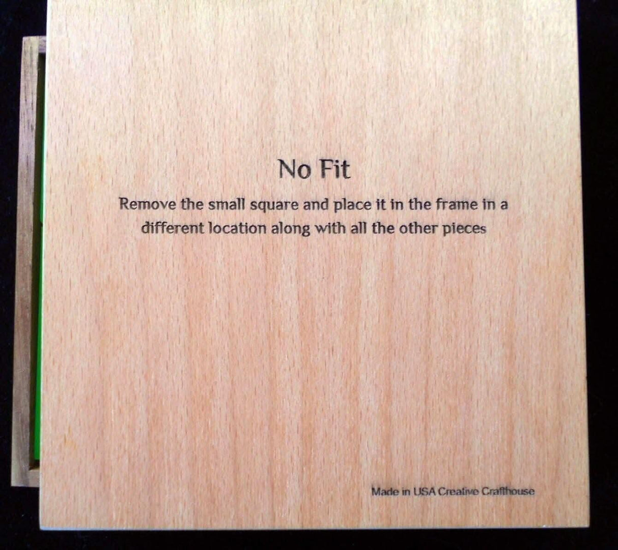 No Fit Puzzle – Premium acrylic model - Creative Crafthouse