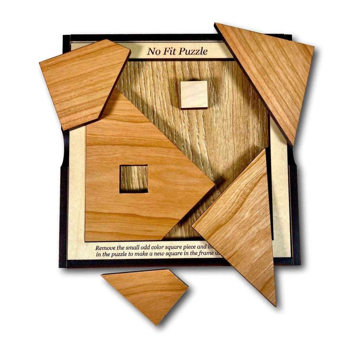 No Fit Puzzle - How can this be?? A fun and clever packing brain teaser puzzle! - Creative Crafthouse