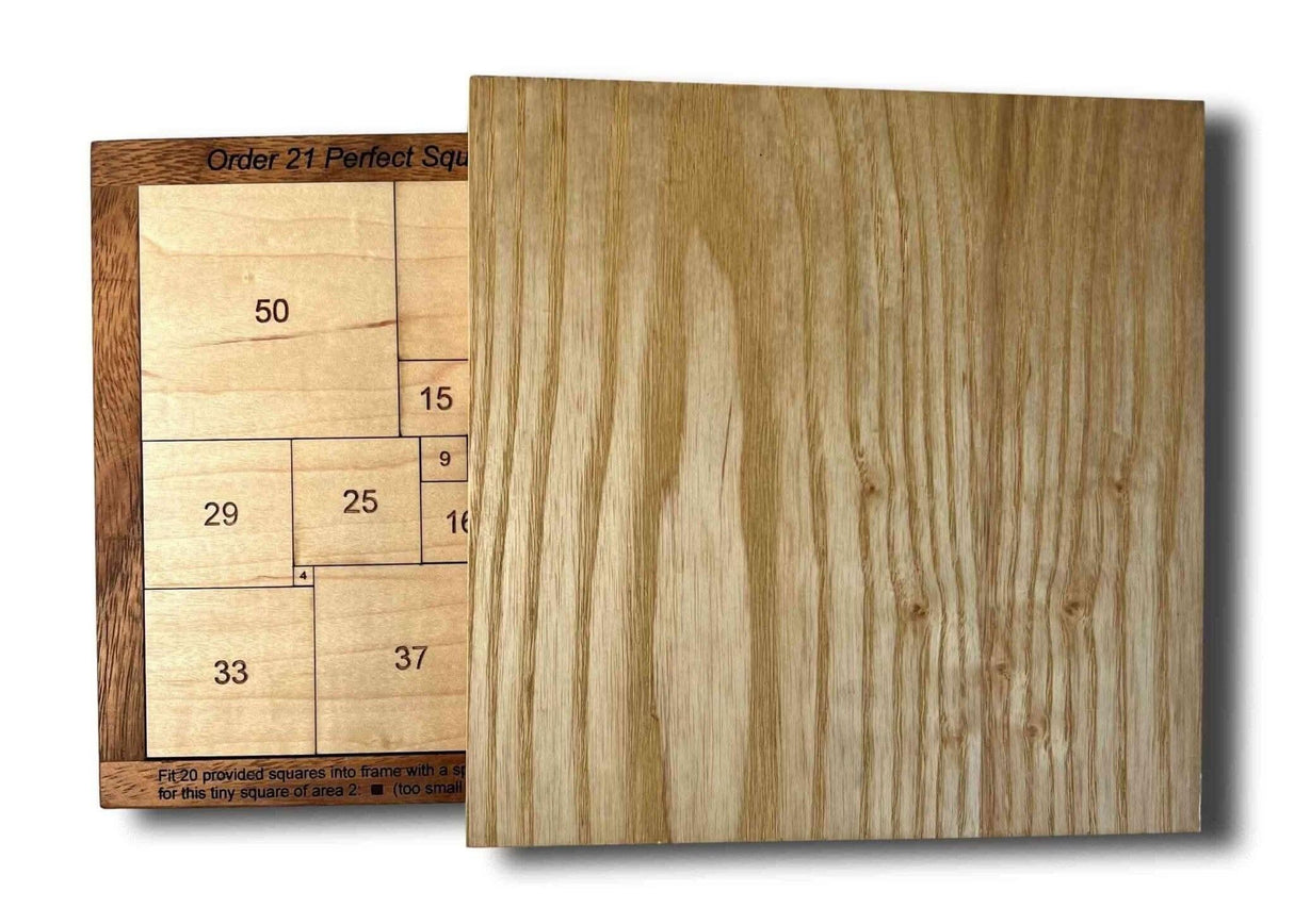 Order 21 Perfect Square Dissection - Math Brain Teaser Puzzle - Creative Crafthouse